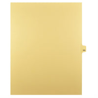 Mark Maker Legal Tabs - Letter Size - Buff - 1/25th cut - 25 tabs per package - 5 packages Pack - Number 163-Buff Single Tabs