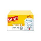 Glad Tie N Toss Forceflex Tall 45L - White - 50 Pack-45L