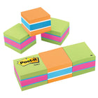 Post-it Notes Cubes - Orange Wave - 2" x 2" - 400 Sheets/Cube - 3 Pack-Orange Wave