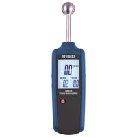 REED Instruments R6010 Pinless Moisture Meter-Non-invasive pinless moisture meter with backlit LCD display.