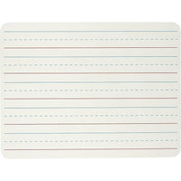 Charles Leonard Dry Erase Board, Two Sided Magnetic, Plain/Lined, Pack of 3-Great for classroom games, math lessons, reminders and all assignments
