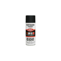 Rust-Oleum Enamel Spray Paint Semi-Flat, Black 12oz (1678830)-Container Type: Aerosol Can
