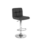 Plata Import Paul Adjustable Stool, Black, 2 Pack-Bar Stool