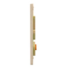 Flash Furniture Bright Beginnings Commercial Grade STEAM Wall Activity Board - Natural Finish and Multicolor Accents (MKME12883)-Kid-Friendly Smoothly Rounded Corners