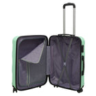 Nicci Deco 28" Hardside Check-in Luggage - Mint Green-Integrated High quality combination lock on all sizes