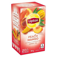Lipton Island Mango & Peach White Tea - 20 Pack-Light-tasting tea mixed with fragrant lemongrass, and the luscious flavour of bold summer peaches and mango