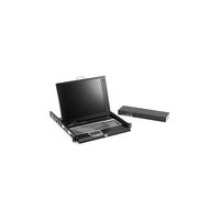 Black Box KVT417A-1UV-R3 ServTray 17" LCD Console Drawer with 1-Port KVM Switch-LCD Console Drawer