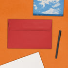 JAM Paper A9 Invitation Envelopes, 5.75 x 8.75, Brite Hue Red Recycled, 1000 Pack (14257B)-Opening: Booklet