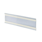 Azar Displays 3" x 8.5" Plastic Adhesive-Back C-Channel Nameplates, Clear, 10 Pack (199611)-Great for offices, schools, business and much more