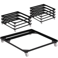 Flash Furniture 8 Pk. HERCULES Series Steel Stack Chair & Church Chair Dolly-Set of 8 Stack Chair Dollies