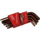 Gray Tools 13 Piece SAE, Short Ball End Hex Key Set, .050"-3/8"-Contains Sizes: .050", 1/16", 5/64", 3/32", 7/64", 1/8", 9/64", 5/32", 3/16", 7/32", 1/4", 5/16", 3/8".