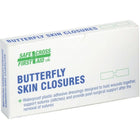 SafeCross Butterfly Skin Closures, 500 Pack-Dim. W" x L" - Large 1/2 x 2 3/4