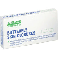 SafeCross Butterfly Skin Closures, 500 Pack-Dim. W" x L" - Large 1/2 x 2 3/4
