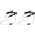 Motorola 1518 Surveillance Headsets with PTT-Compatible with MS, MU, MT, MR, MJ, T9680RSAME, MH, MD, MB, FV300 Series Radios