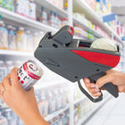 Meto ProLine S 822D1 1-Line Date Coding Gun, (9492620)-Grey with red flairs. Made of light weight durable plastic - Ergonomic and Long Lasting