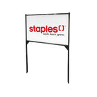 Futech LS003 Metal Lawn Frame Sign Holder, 32" x 25" x 1", Black-Dimensions: 32" x 25" x 1"