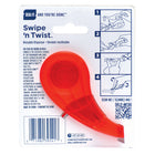 Seal-It Transparent Tape with Swipe 'n' Twist Dispenser - 3/4" x 650"-Provides instant adhesion with exceptional value and the tape can work well with any standard metal blade dispenser