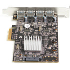 StarTech 4-Port USB PCIe Card-USB PCI Express expansion card with SATA power header has the option to provide supplemental power to the USB ports (if motherboard power is insufficient) providing up to 4.5W (5V@0.9A) per USB-A port