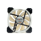 Kopplen PRO 33 LED High Silence Hydraulic Bearing Reinforced Case Fan, Blue-Specific design to reduce turbulent flow by 63%