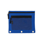 Merangue 3 Ring Binder Pouch, Exterior Mesh Pocket - 12 Pack-Durable nylon
construction with
attractive mesh
front pocket.