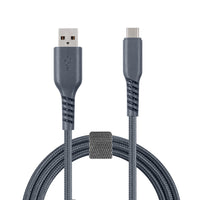 Basic Tech 3ft Type C Cable Charcoal-Sleek & Tangle Free