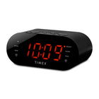 Timex T232B FM Dual Alarm Clock Radio with USB Charging - Black -FM Digital Tuner with 10 Radio Presets