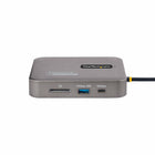 StarTech 7-Port USB-C Mini Dock/Multiport Adapter - Space Grey-Host Connector: 1 x 24-pin USB 3.2 Type-C