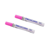 Marvy Uchida Broad-Point Opaque Paint Markers - Rosemary - 2 Pack-Colour: Rosemary (Pink)