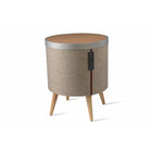 Koble Zain Smart Sidetable with Qi Wireless Charging - Oak-Customizable Height Preferences: Personalize your living space with 2 sets of interchangeable legs included to accommodate height preferences