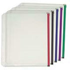 Cardinal Expanding Zipper Binder Pockets, 1/2", 5 Pack-Pocket expands 1/2" to hold up to 100 sheets of Letter size paper, notes or other accessory items