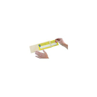 Ashley Clear Self-Adhesive Small Name Plate Pocket, 4 1/4"(H) x 12 1/2", 75 Pack (ASH10400)-Theme/design: Teaching resources
