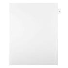 Mark Maker Legal Exhibit Index Tab White Single Tabs, 1/15th Cut, Letter Size, No Holes, Number 17, 25 Pack-White Single Tabs, 1/15th Cut