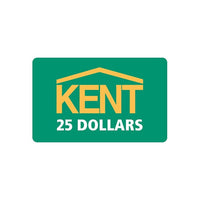 Kent Building Supplies $25 Gift Card-Air Miles cannot be collected on Gift Card purchases.