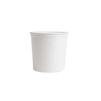 Plastipak – Contenant en polyéthylène haute densité sans poignée, 2 L-Blanc