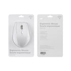 Staples - Wireless Ergo 2.4GHZ Mouse - White-Sleek matte finish