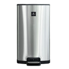 Modern Homes Stainless Steel Square Garbage Can - 40L-Hands free operation
