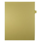 Mark Maker Legal Exhibit Index Tab Buff Single Tabs, 1/15th Cut, Letter Size, No Holes, Number 4, 25 Pack-Buff Single Tabs, 1/15th Cut