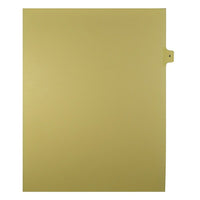 Mark Maker Legal Exhibit Index Tab Buff Single Tabs, 1/15th Cut, Letter Size, No Holes, Number 4, 25 Pack-Buff Single Tabs, 1/15th Cut