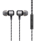 General Supply Goods + Co Metallic Wired USB-C In-Ear Earbuds with Case - Silver-Metallic and silver