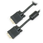 BlueDiamond Premium VGA Ferrite True 15 Pin M/M, 75ft (80198)-Video Monitor cable features two HD15 male connectors providing a high quality VGA connection with interference protection