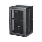 StarTech 18U Wall-Mount Server Rack Cabinet, 20" Deep, Hinged-Save space by wall-mounting your servers or networking equipment