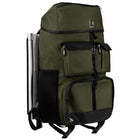 Lencca Logan 17" Laptop Travel Backpack - Green-Water repellant materials inside and out