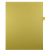 Mark Maker Legal Exhibit Index Tab Buff Single Tabs, 1/25th Cut, Letter Size, No Holes, Number 9, 25 Pack-Buff Single Tabs, 1/25th Cut