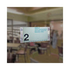 Azar Displays 8.5" x 14" Acrylic Sign Holder with Suction Cups, Clear, 2 Pack (106607)-For best results, apply to a clean, non-porous surface
