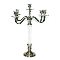 Elegance 24" Lucille 5-Lite Candelabra-Material: Stainless Steel