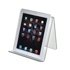 Azar Displays 8.75" x 8" x 8" Acrylic Easel Display, 10 Pack (515440)-Front lip 1 3/4"H