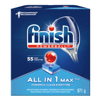 Finish All-In-1 Max Auto Dish Detergent - 55 Tablets-Type: Dishwasher Tablets