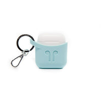 PodPocket Scoop Aqua Blue AirPods Case-THE ORIGINAL AIRPODS CASE: Designed in Canada PodPockets was the first Airpod silicone case on the market