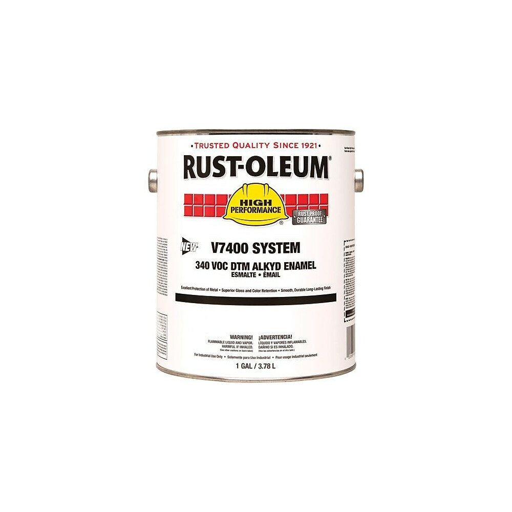 Rust-Oleum 340 VOC DTM Alkyd Enamel Coating Paint, Safety Yellow