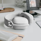 Logitech Zone Vibe 100 Lightweight Wireless Over Ear Headphones with Noise Canceling Microphone - Off-White-Lightweight comfort: Featuring a featherweight design with memory foam earpads, these comfortable headphones are built for all-day use and won’t weigh you down, even when meetings go long
